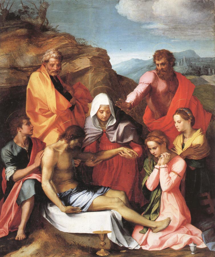 Andrea del Sarto Pieta with Saints